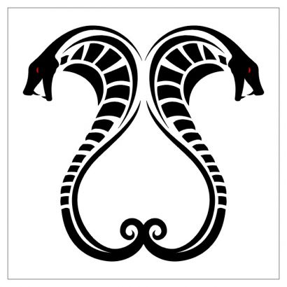 Tribal Snake Image Tat